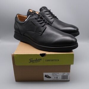 Florsheim Launch PT OX Mens Black Leather Comfortech Dress Shoes Size 11 M